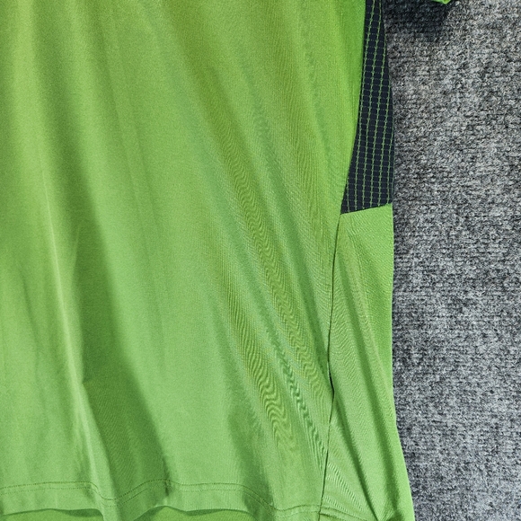 Adidas Climacool Formotion Mens XL Athletic Short Sleeve Green Polo Shirt - Picture 6 of 13